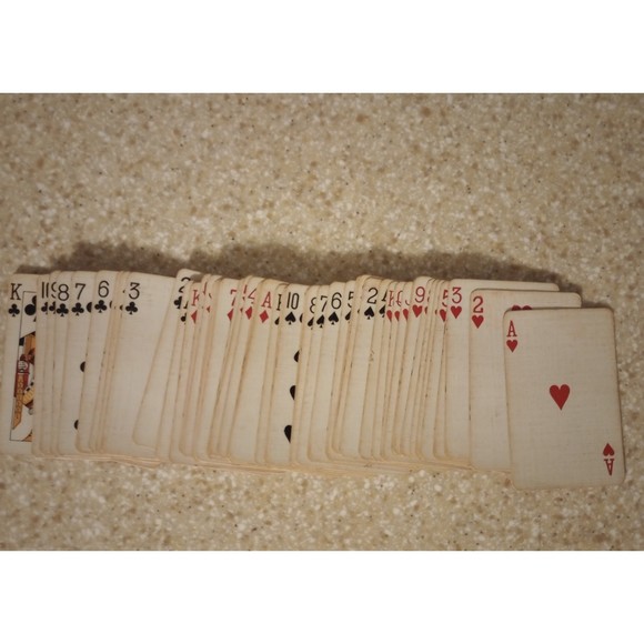 Vintage Mini Playing Cards Dancing Lady Parasol with Poodle - 1930s - Picture 9 of 9